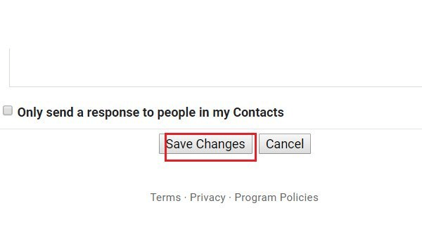 Sau khi đã thiết lập xong chữ ký, click vào nút “Save changes” để lưu thay đổi.